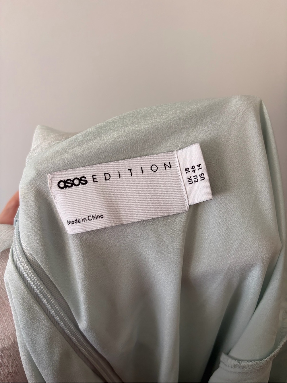 ASOS EDITION Chiffon Halter Cold Shoulder Maxi Dress - Picture 5 of 6